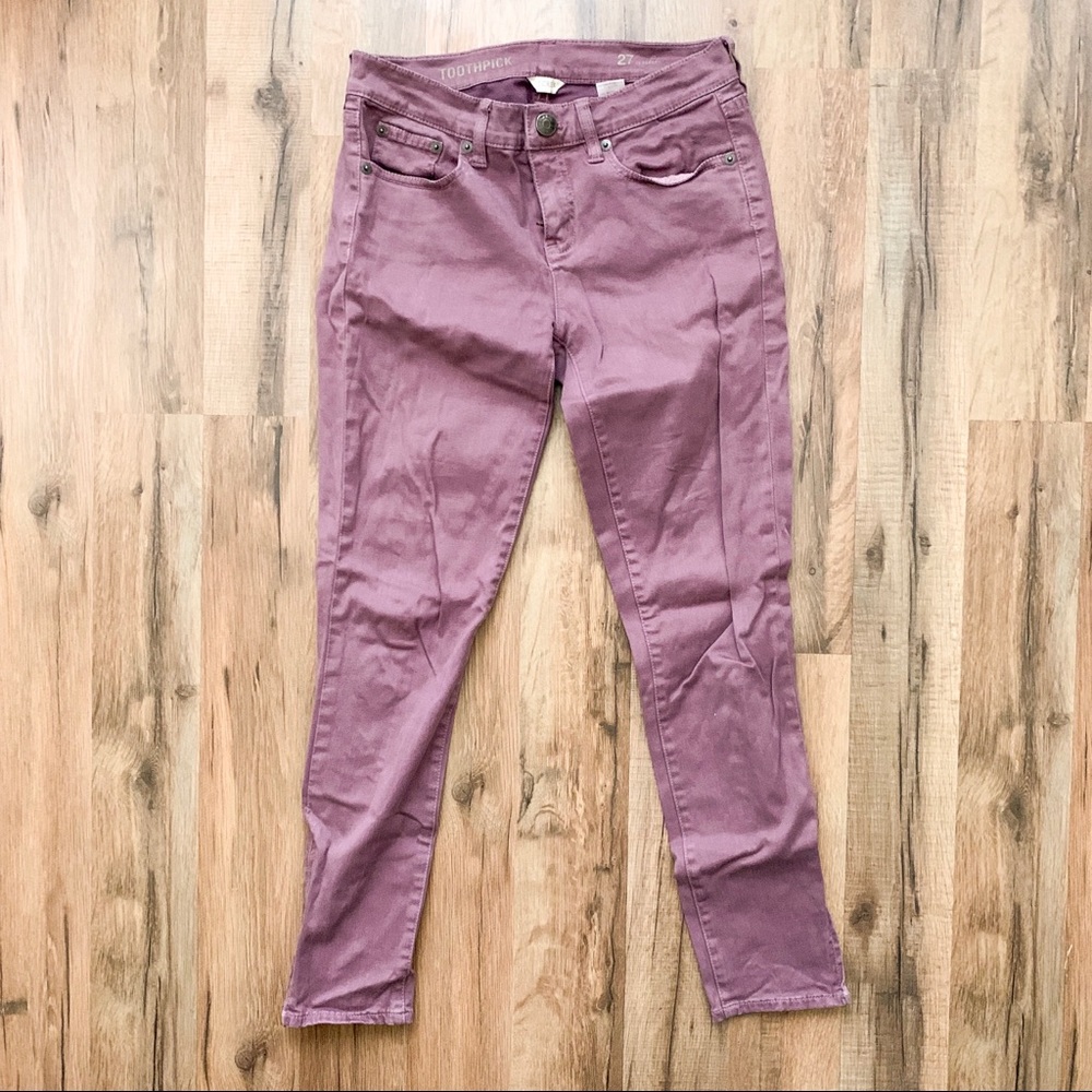 J.Crew Toothpick Ankle Skinny jeans